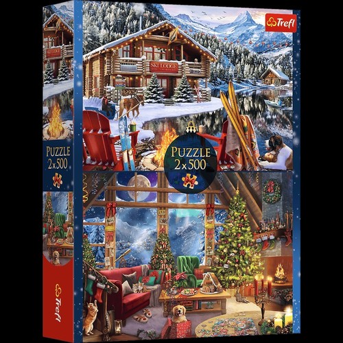 Puzzle trefl 2x500 teile - puzzle,
