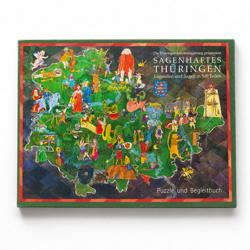 500 teile puzzle - 500, buch