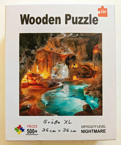 Holzpuzzle 500 teile - xl,,