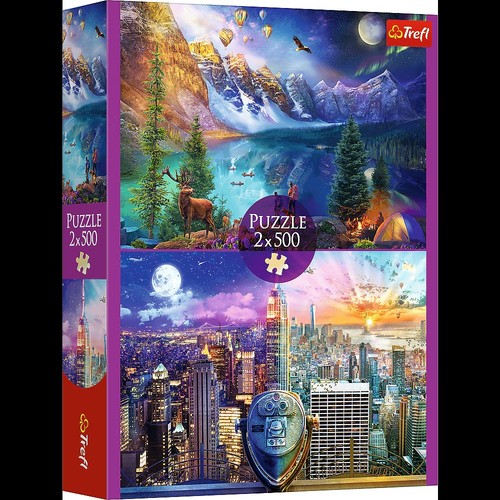 Puzzle trefl 2x500 - 2x500, teile