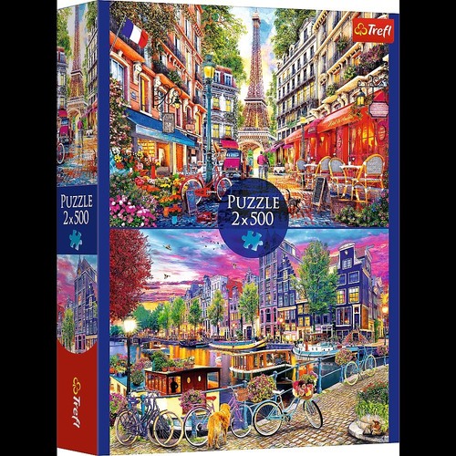 Puzzle trefl 2x500 teile - puzzle,