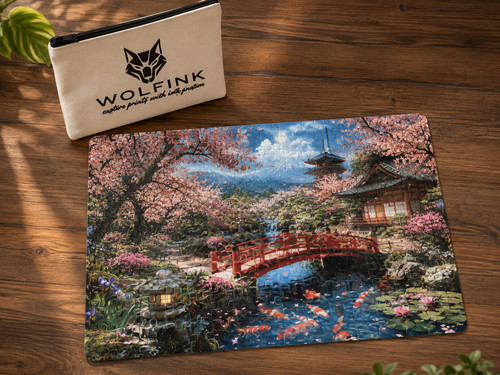 Puzzle mit tasche - mit,