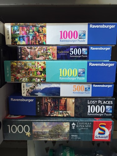 Puzzle set 500 und 1000 - und, teile