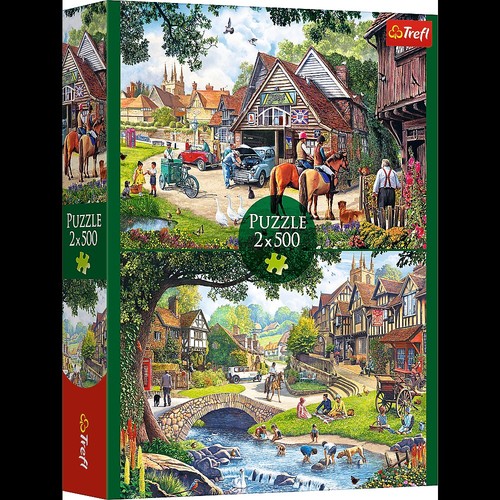 Puzzle trefl 2x500 teile - 2x500,