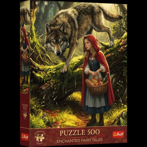 Puzzle trefl 500 teile rot - teile,