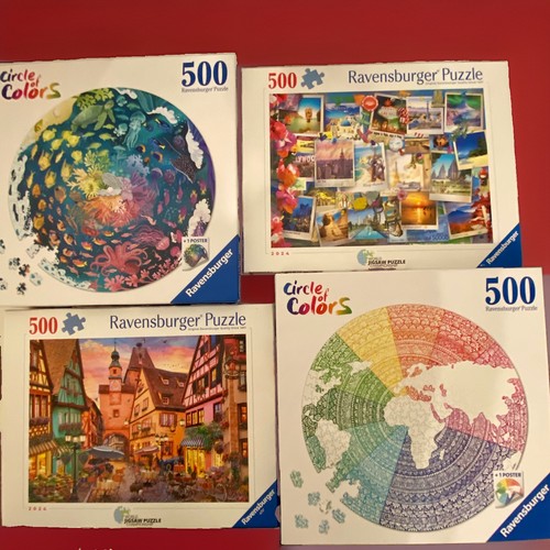 Puzzle konvolut 4x500 teile - puzzle,