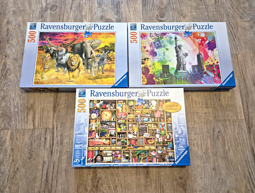 Ravensburger puzzle 500 - 3x,