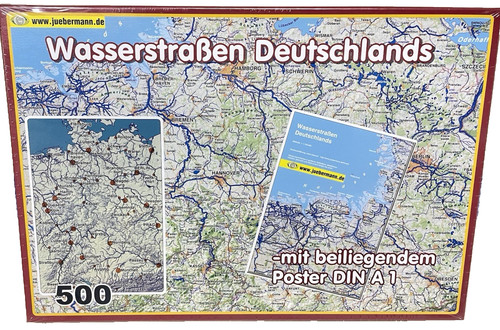 Puzzel wasserstraßen - puzzel,
