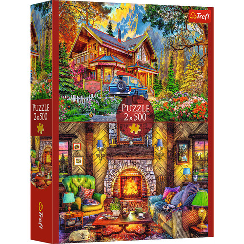 Trefl berg trip 2x500 teile - trefl,,