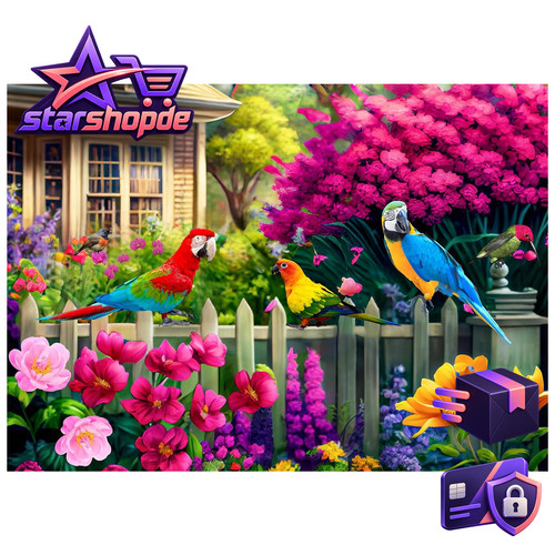 Puzzle 500 teile garten - puzzle,