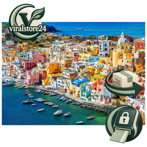 Puzzle procida island 500 - puzzle,